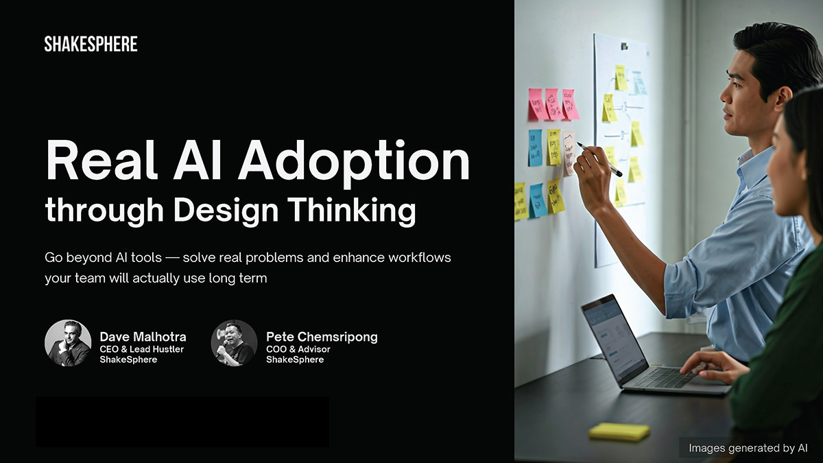 Real AI Adoption through Design Thinking